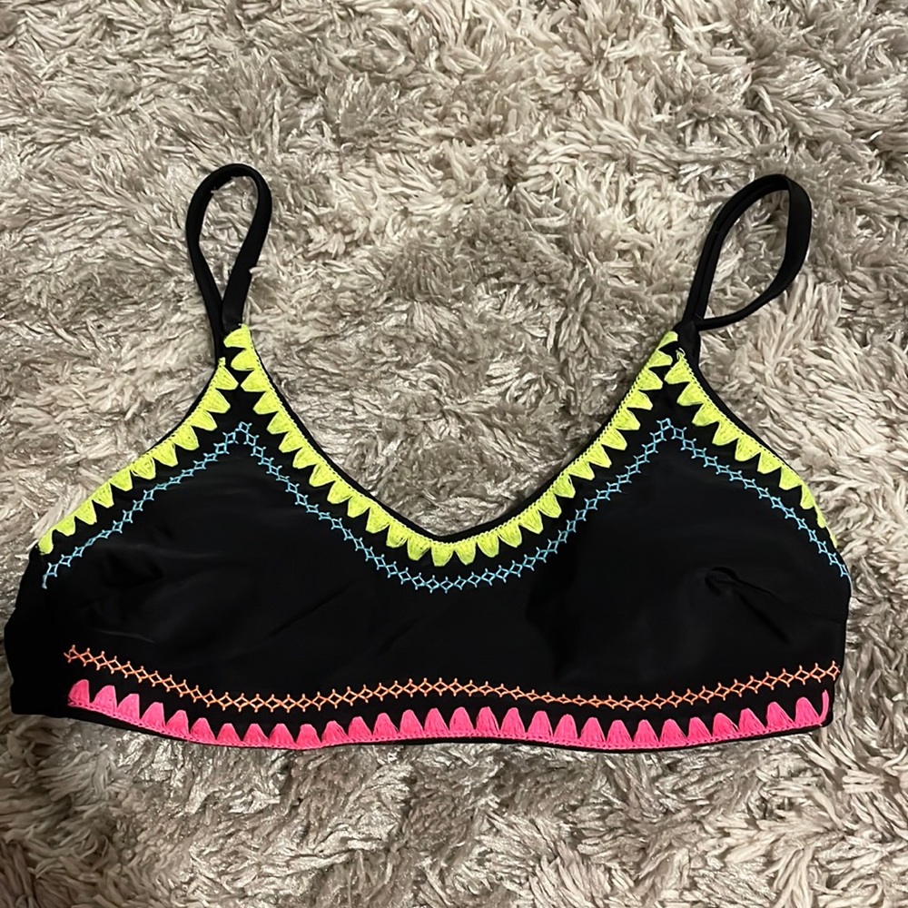 Classic black neon bikini top form target S!!